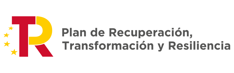 Logo plan de recuperación transformación y resiliencia